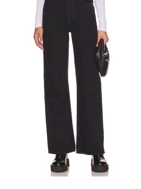 Ribcage Wide Leg in Black